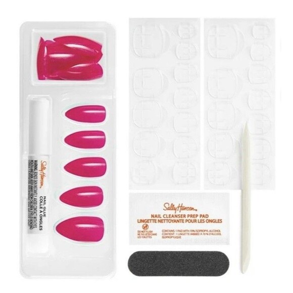 Sally Hansen Salon Effects Perfect Manicure Press on Nails Straw-Jelly - Picture 3 of 4